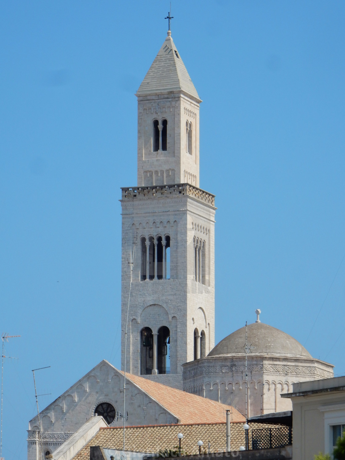 "Bari - Campanile del duomo" stock image