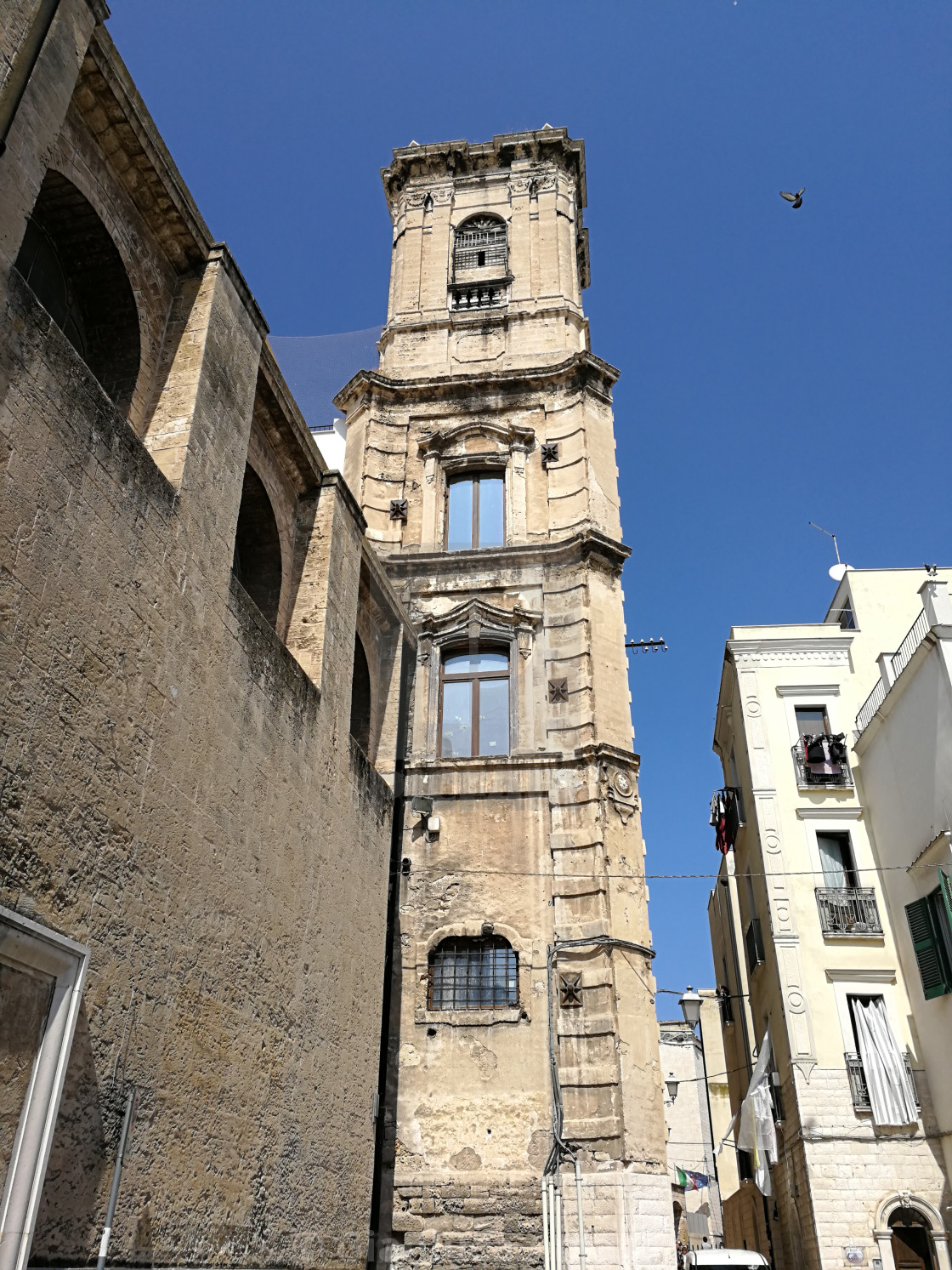 "Bari - Campanile di Santa Chiara" stock image