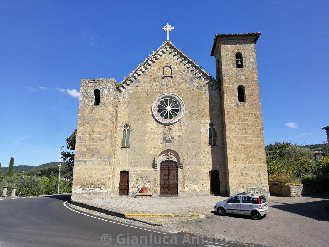 "Bolsena - Chiesa di S. Salvatore" stock image