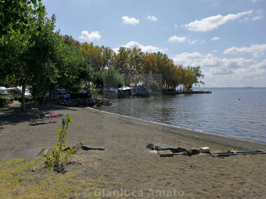 "Bolsena - Camping del lago" stock image