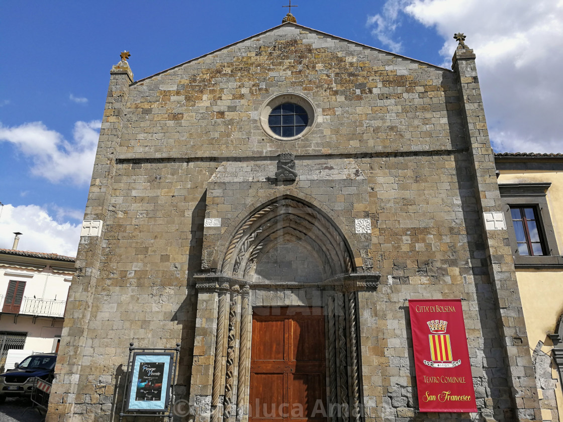 "Bolsena - Ex chiesa di san Francesco" stock image