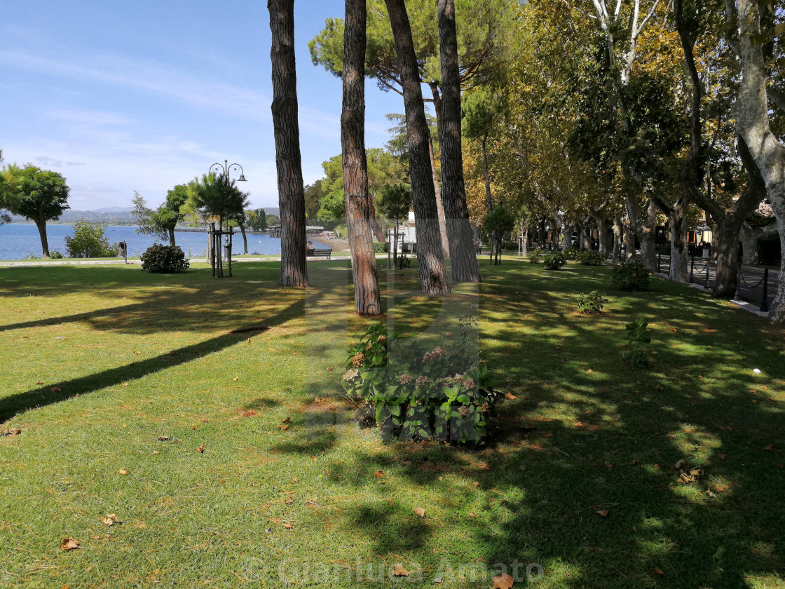 "Bolsena - Giardini del lungolago" stock image