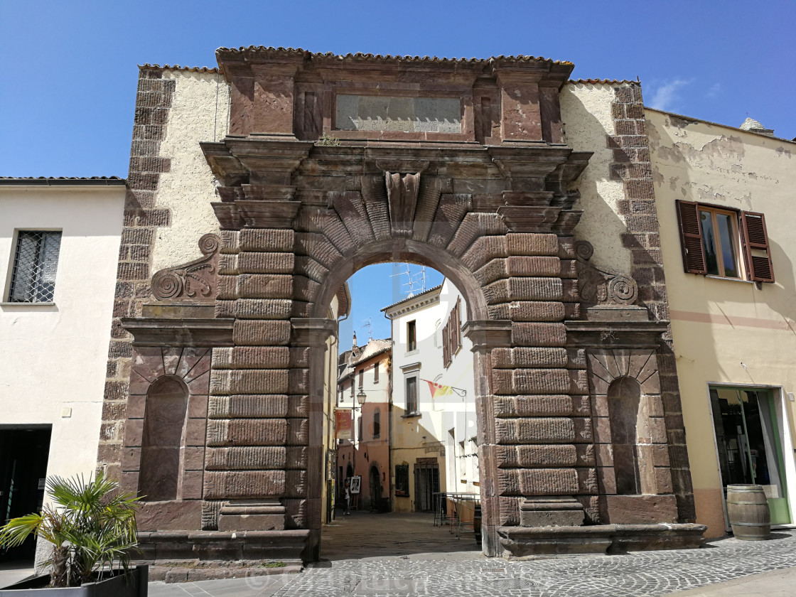 "Bolsena - Porta san Francesco" stock image