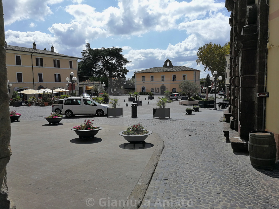 "Bolsena - Piazza San Francesco" stock image