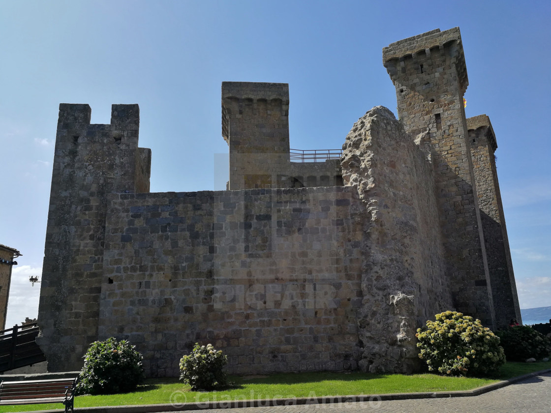 "Bolsena - Rocca Monaldeschi della Cervara" stock image