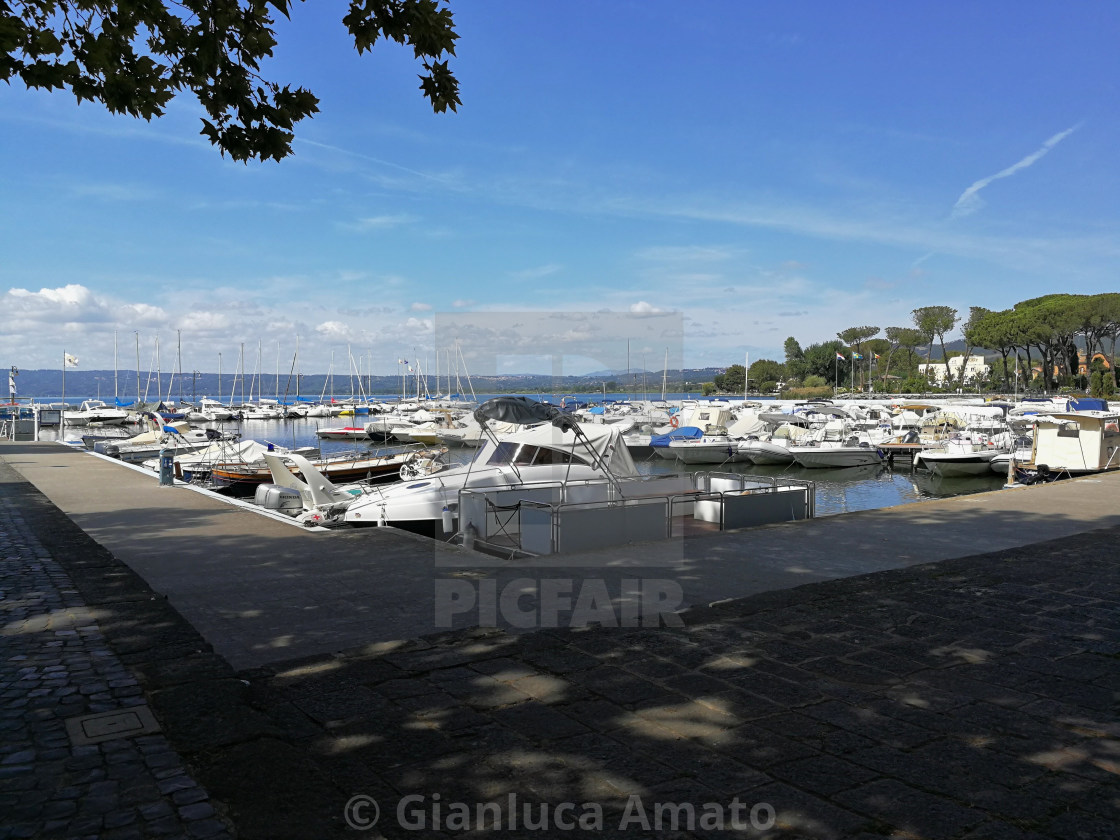 "Bolsena - Porto del lago" stock image