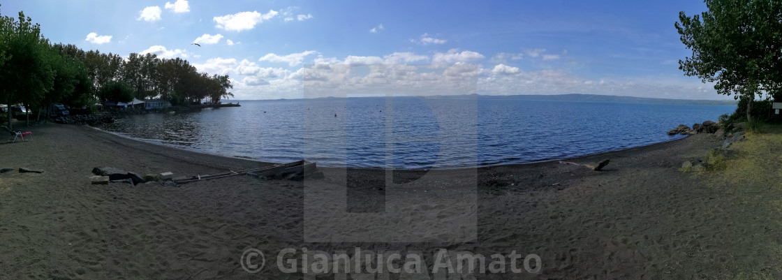 "Bolsena - Panoramica del lago" stock image