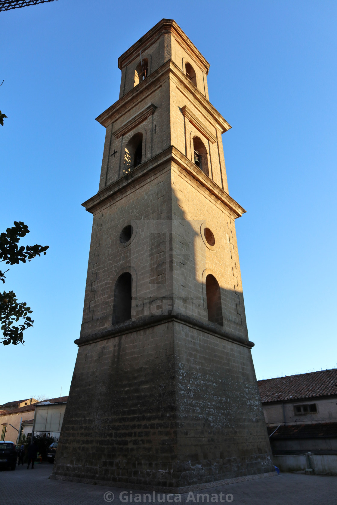 "Caiazzo - Campanile del Duomo" stock image