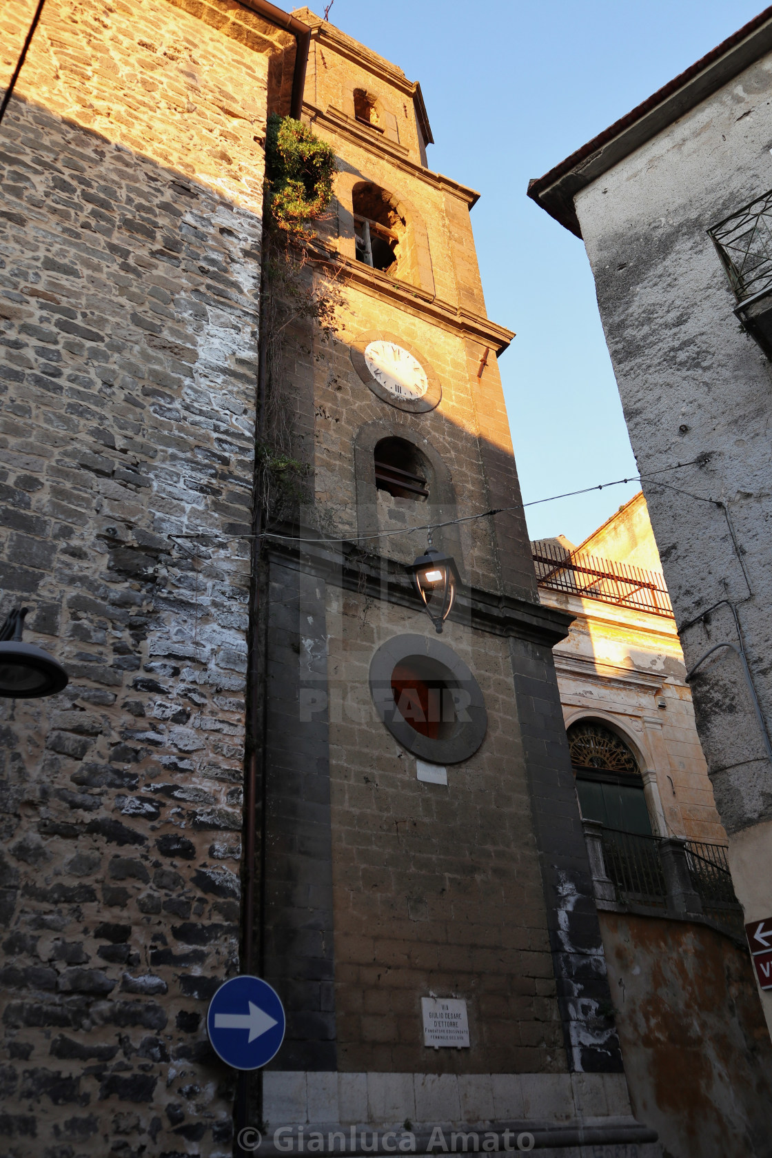 "Caiazzo - Campanile dell'Immacolata Concezione" stock image