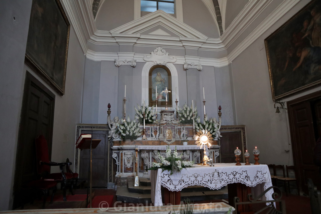 "Caiazzo - Altare di San Francesco" stock image