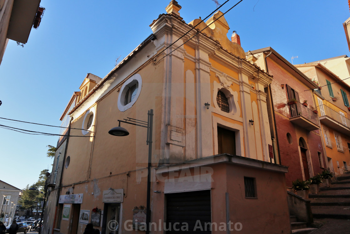 "Caiazzo - Chiesa di Santa Apollona" stock image