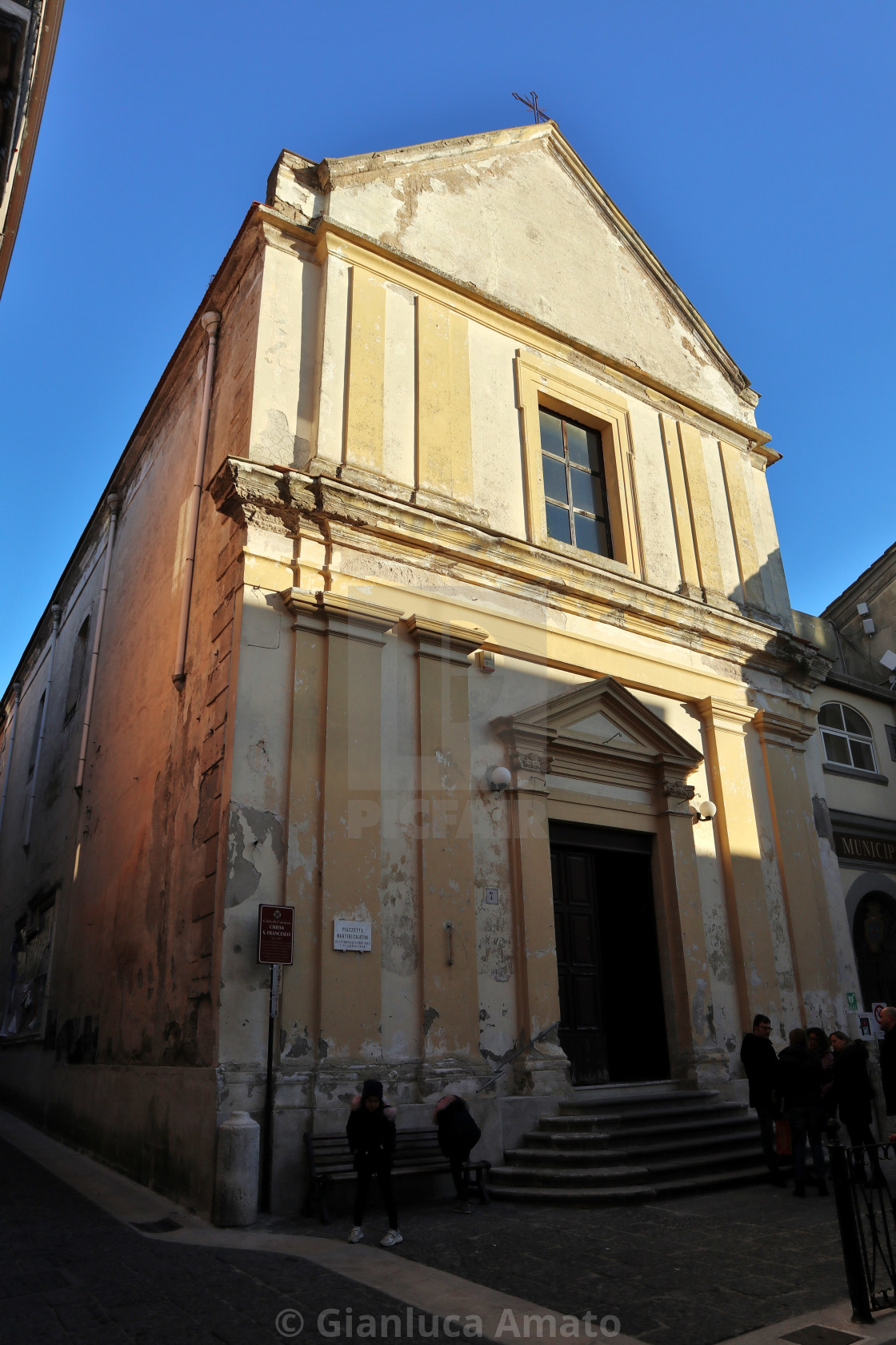 "Caiazzo - Chiesa di San Francesco" stock image