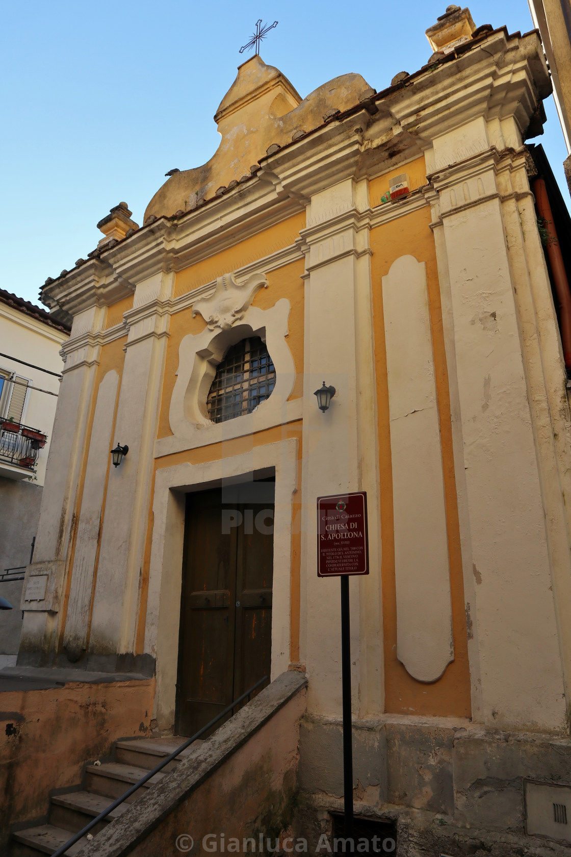 "Caiazzo - Chiesa di S. Apollona" stock image