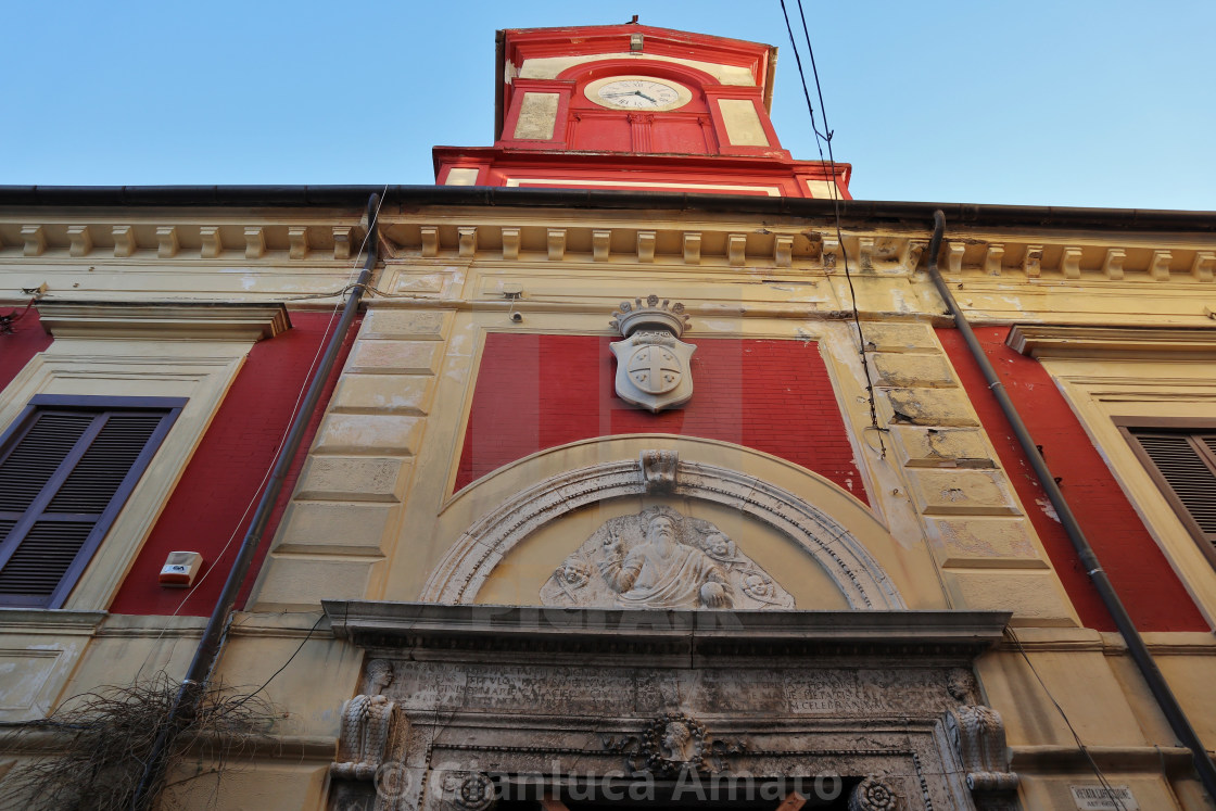 "Caiazzo - Facciata della Cappella Egizi" stock image