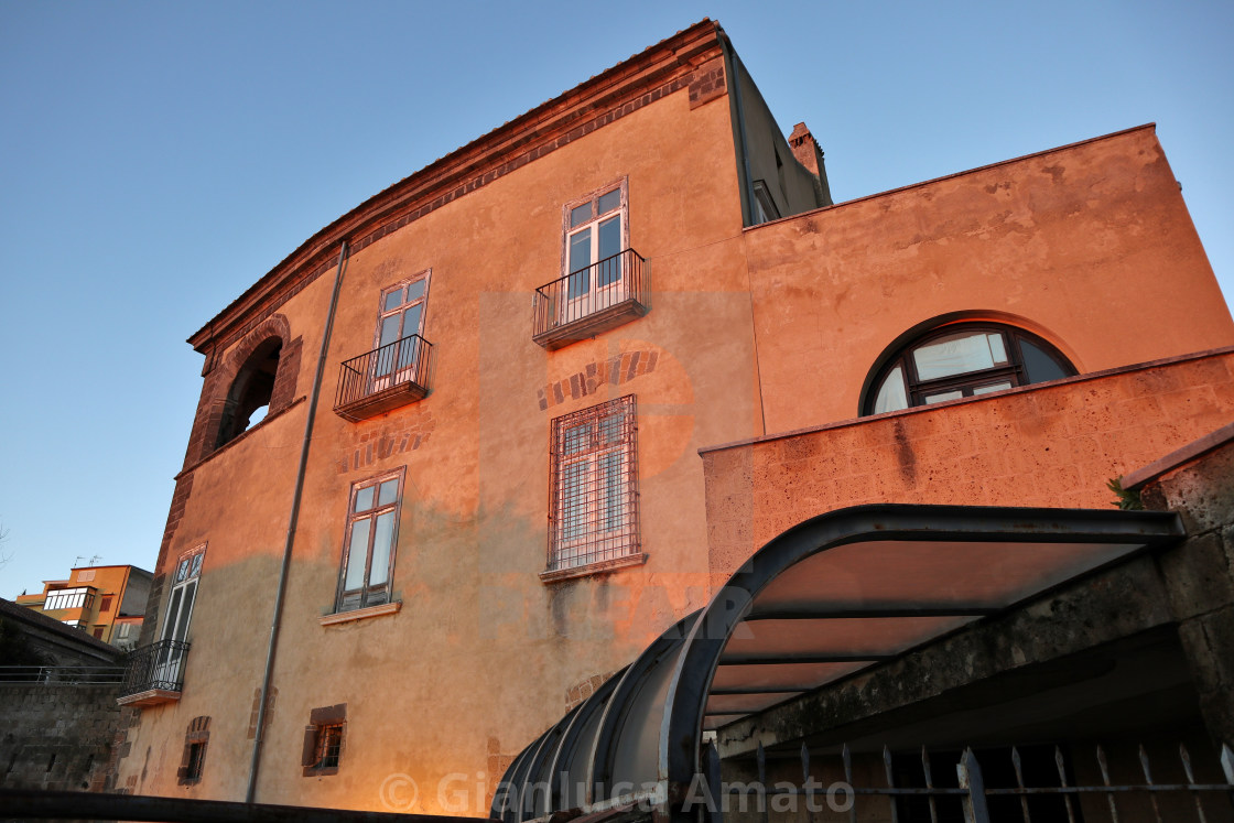 "Caiazzo - Palazzo Mazziotti e Museo Kere" stock image