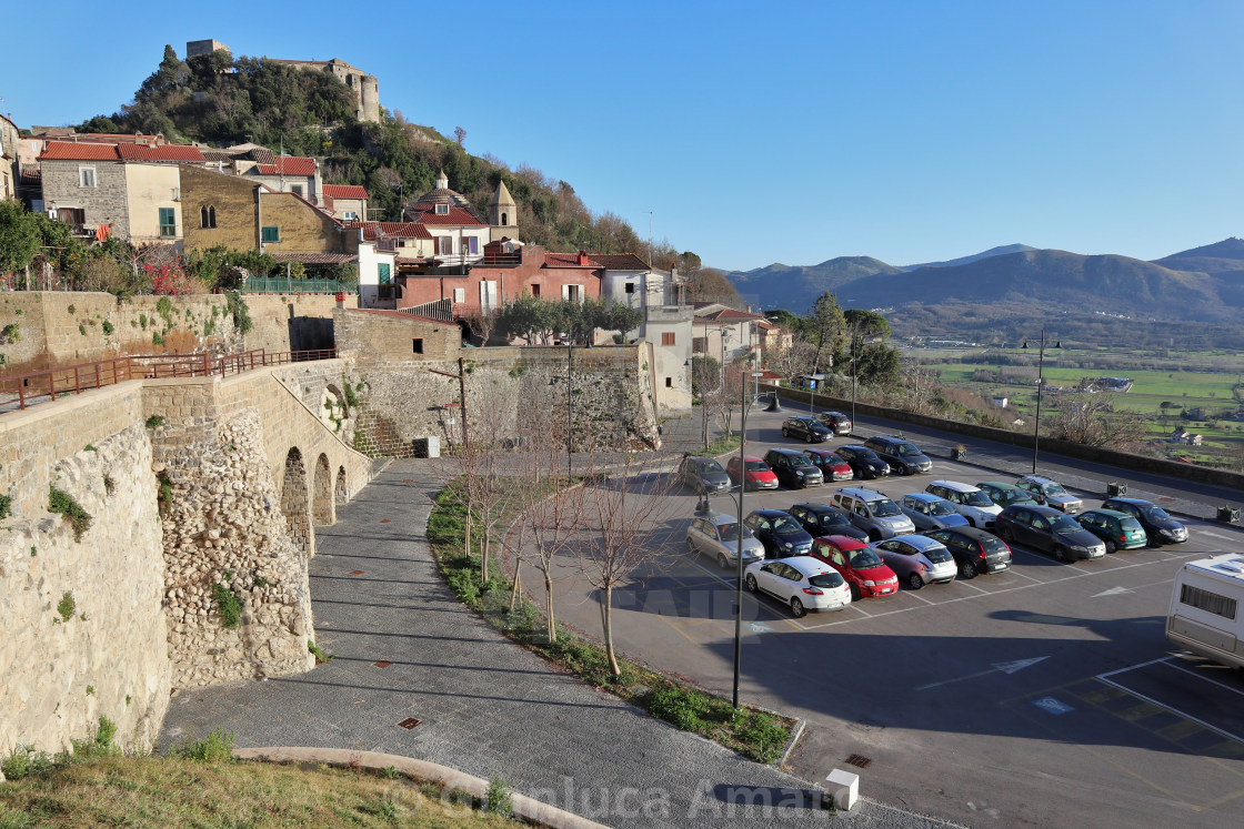 "Caiazzo - Panorama da via Messeri" stock image