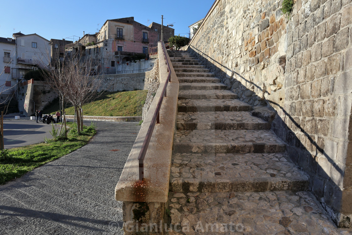 "Caiazzo - Scalinata del parcheggio" stock image