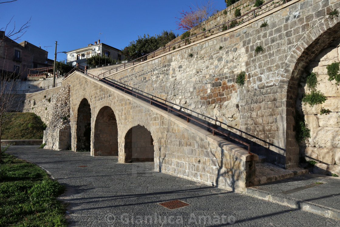 "Caiazzo - Scalinata di via Messeri" stock image