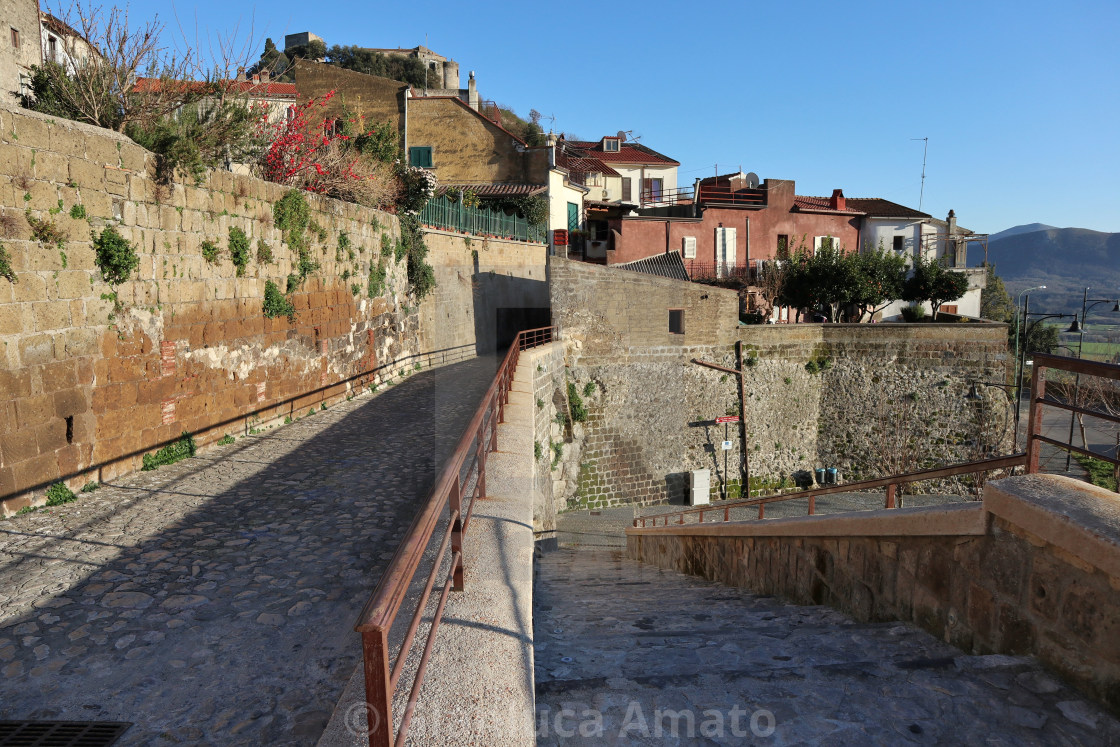 "Caiazzo - Scorcio da via Messeri" stock image