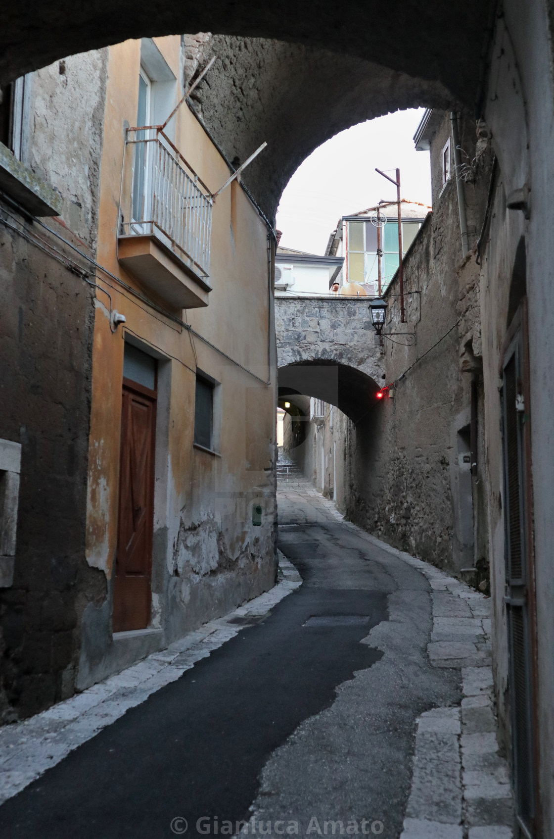 "Caiazzo - Vicoli del borgo" stock image