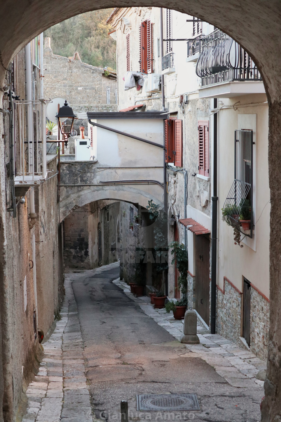 "Caiazzo - Vicolo del borgo" stock image