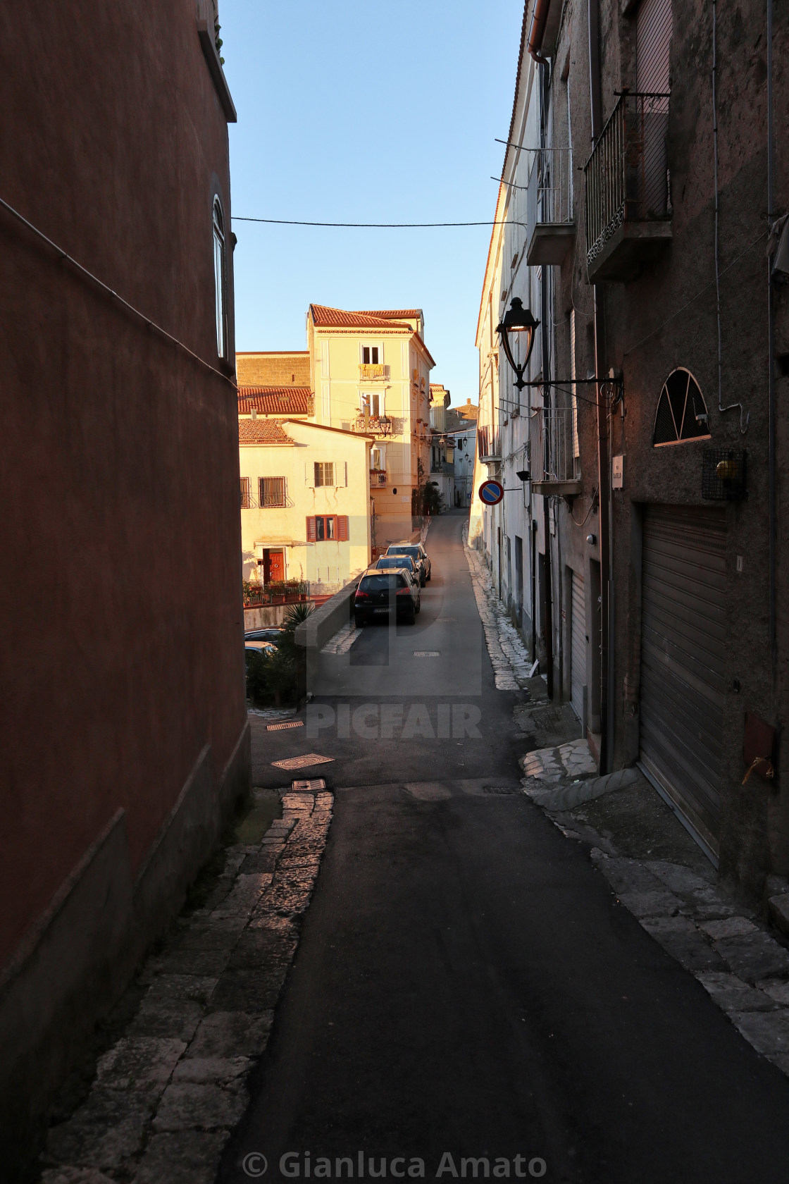 "Caiazzo - Vicolo di via Castello" stock image