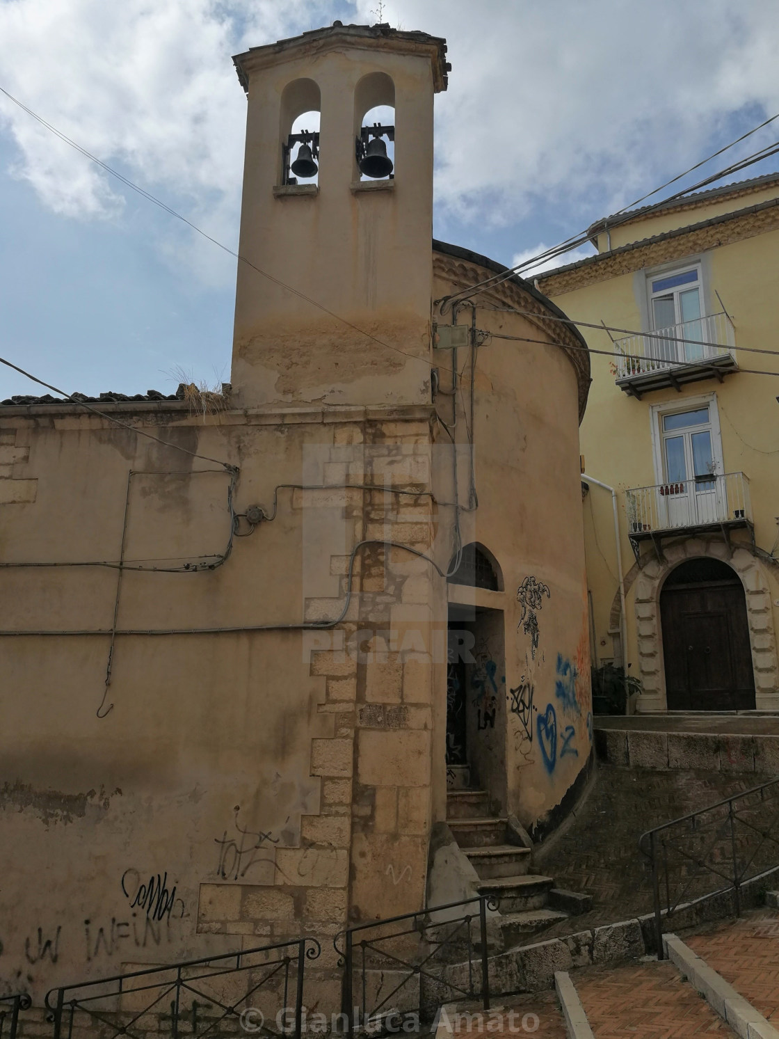 "Campobasso – Campanile della chiesa di San Leonardo" stock image