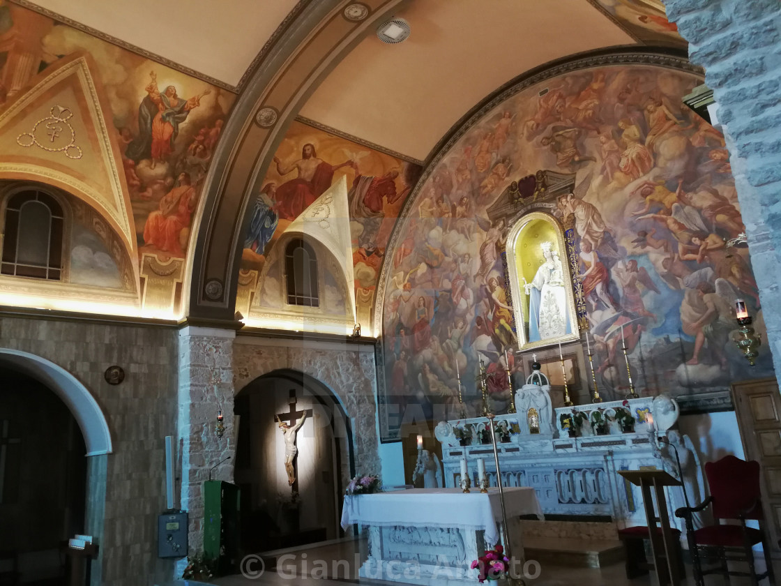 "Campobasso - Altare di Santa Maria del Monte" stock image