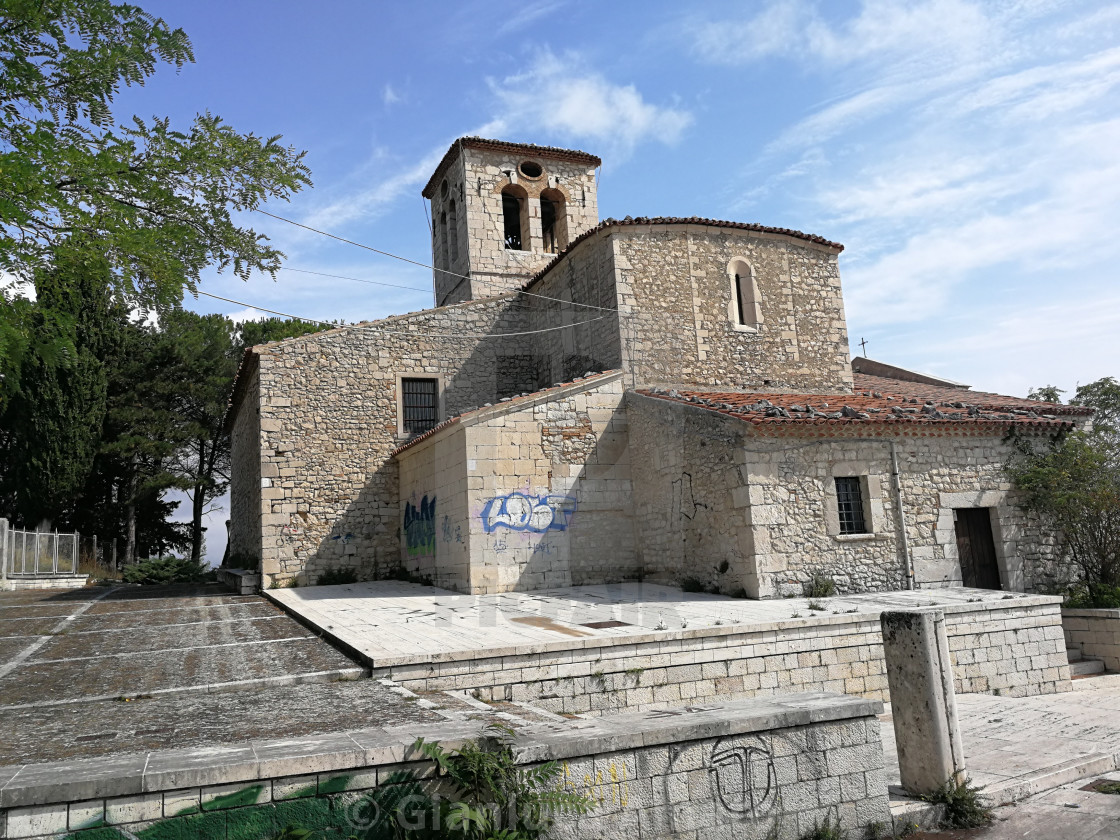 "Campobasso - Chiesa di San Giorgio da Via Matris" stock image