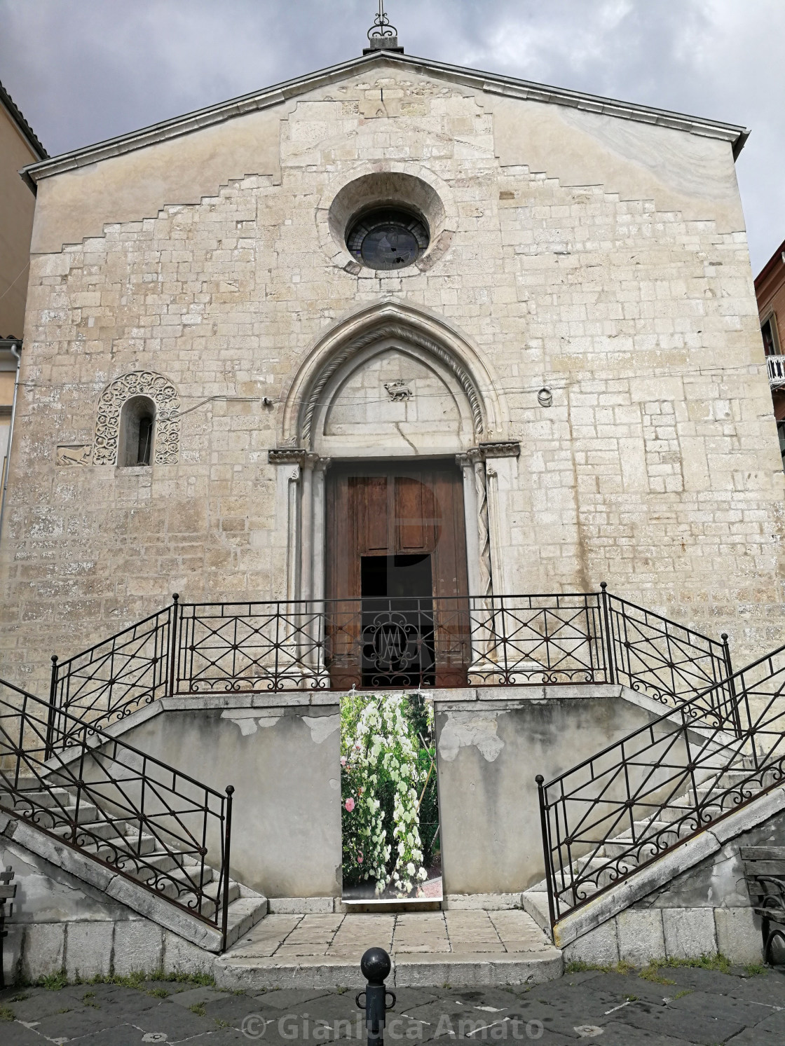 "Campobasso – Facciata della chiesa di San Leonardo" stock image