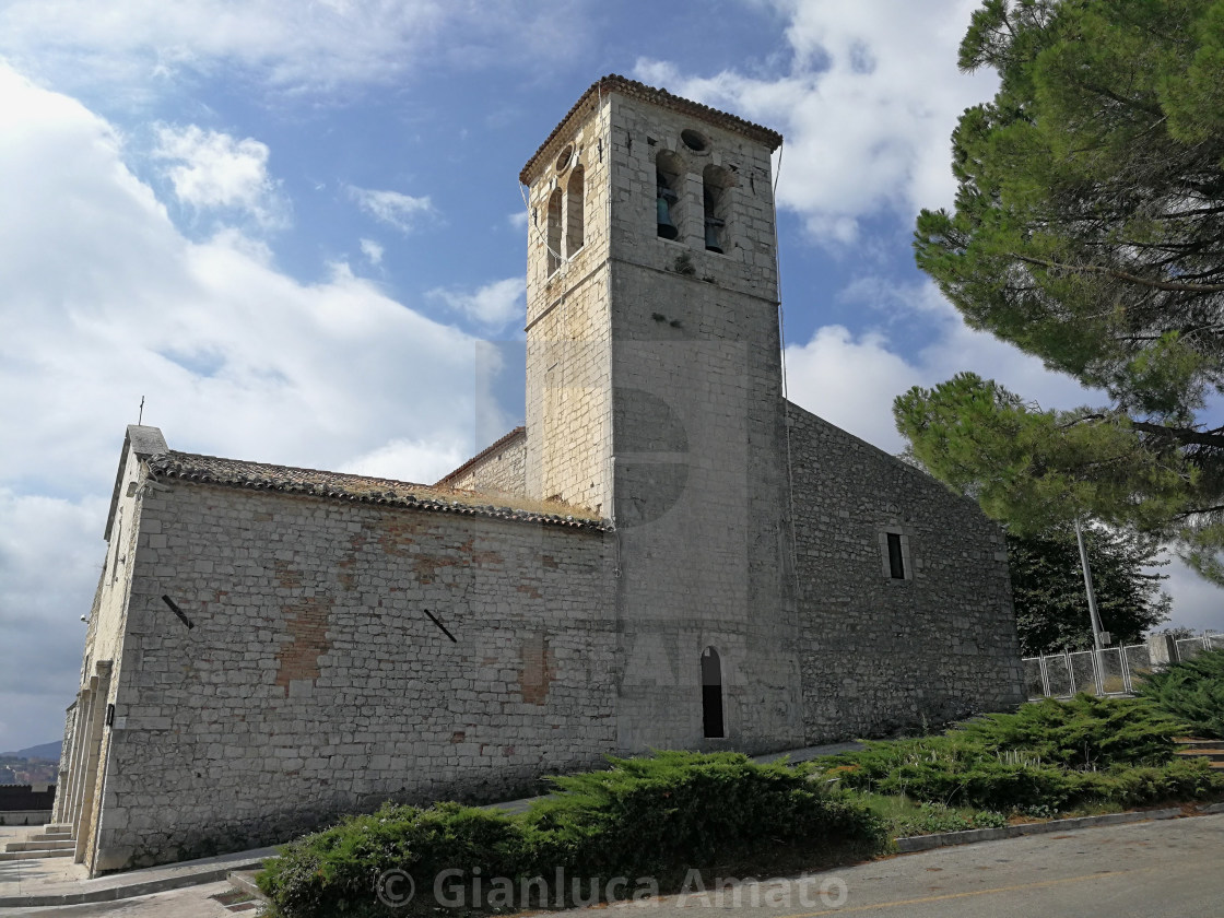 "Campobasso - Facciata laterale della chiesa di San Giorgio" stock image