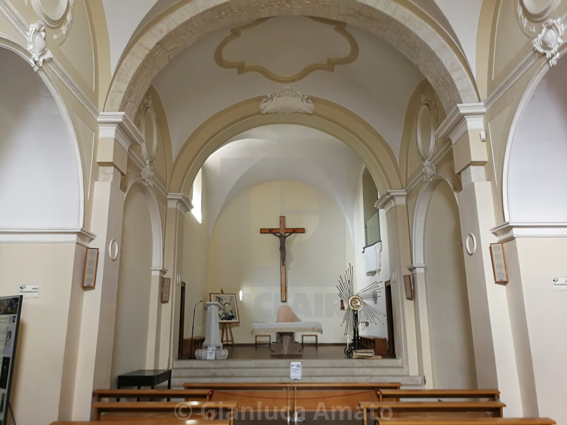 "Campobasso - Interno della chiesa di San Giorgio" stock image