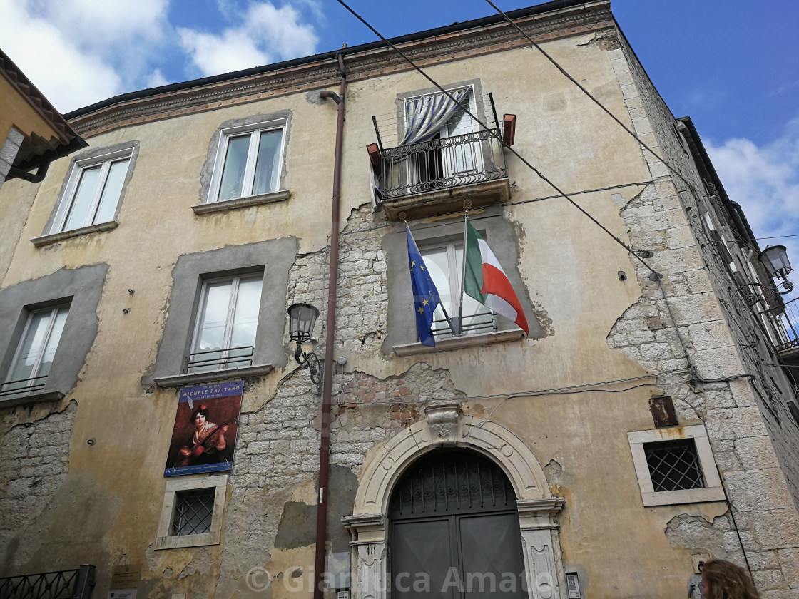 "Campobasso – Palazzo Pistilli" stock image