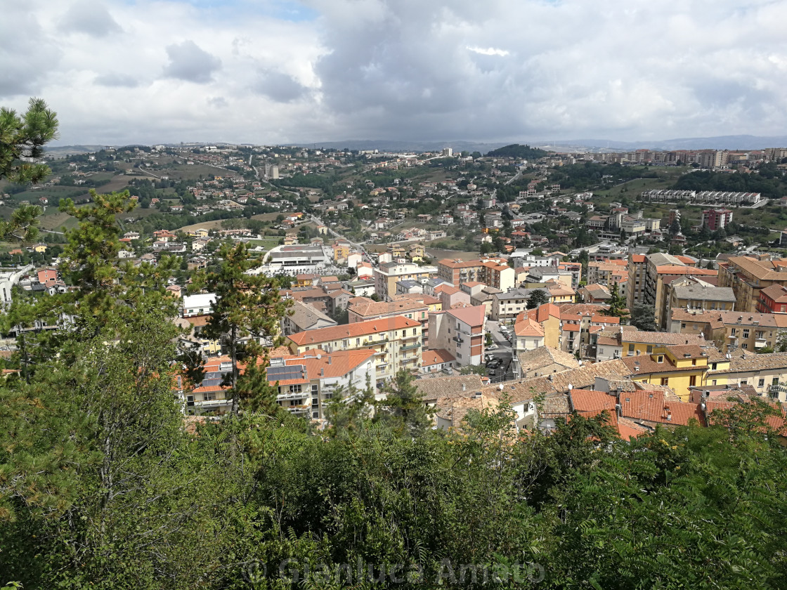 "Campobasso – Panorama da Largo San Giovanni Battista" stock image