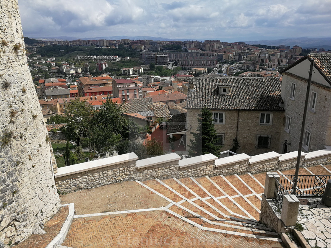 "Campobasso – Panorama dalla Salita Santa Maria Maggiore" stock image