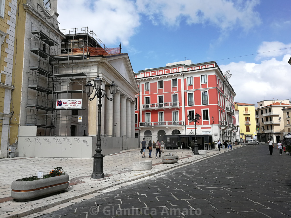 "Campobasso – Piazza Gabriele Pepe" stock image