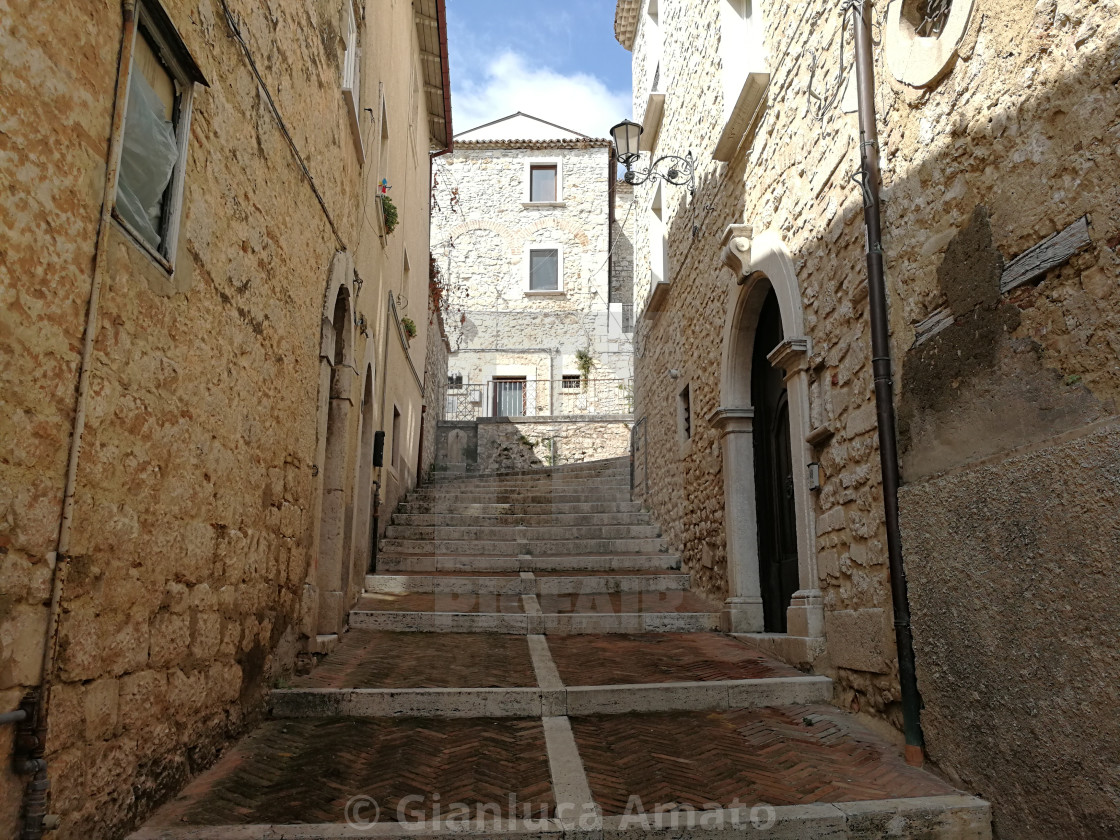 "Campobasso – Rampa di Salita Santa Maria Maggiore" stock image