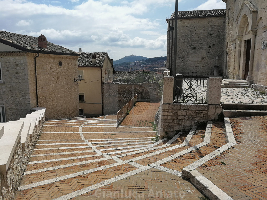 "Campobasso – Scorcio della scalinata di Salita Santa Maria Maggiore" stock image