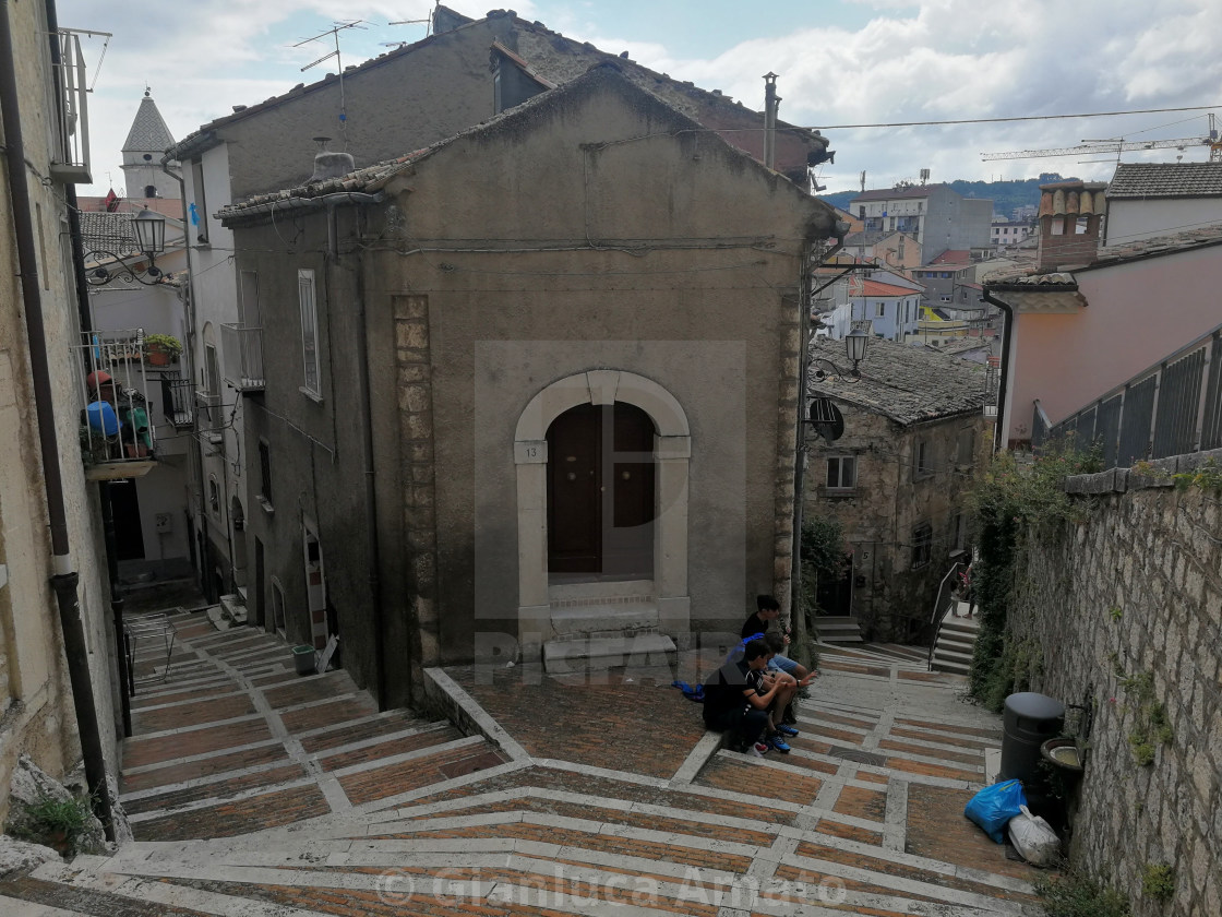 "Campobasso – Scorcio panoramico da Via Michele Pizzoferrato" stock image