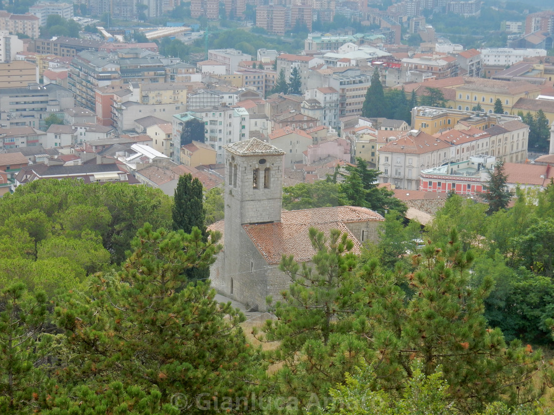 "Campobasso – Scorcio panoramico dal Castello Monforte" stock image