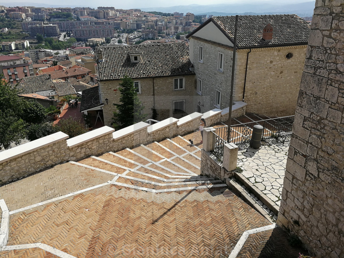 "Campobasso – Scorcio panoramico da Salita Santa Maria Maggiore" stock image