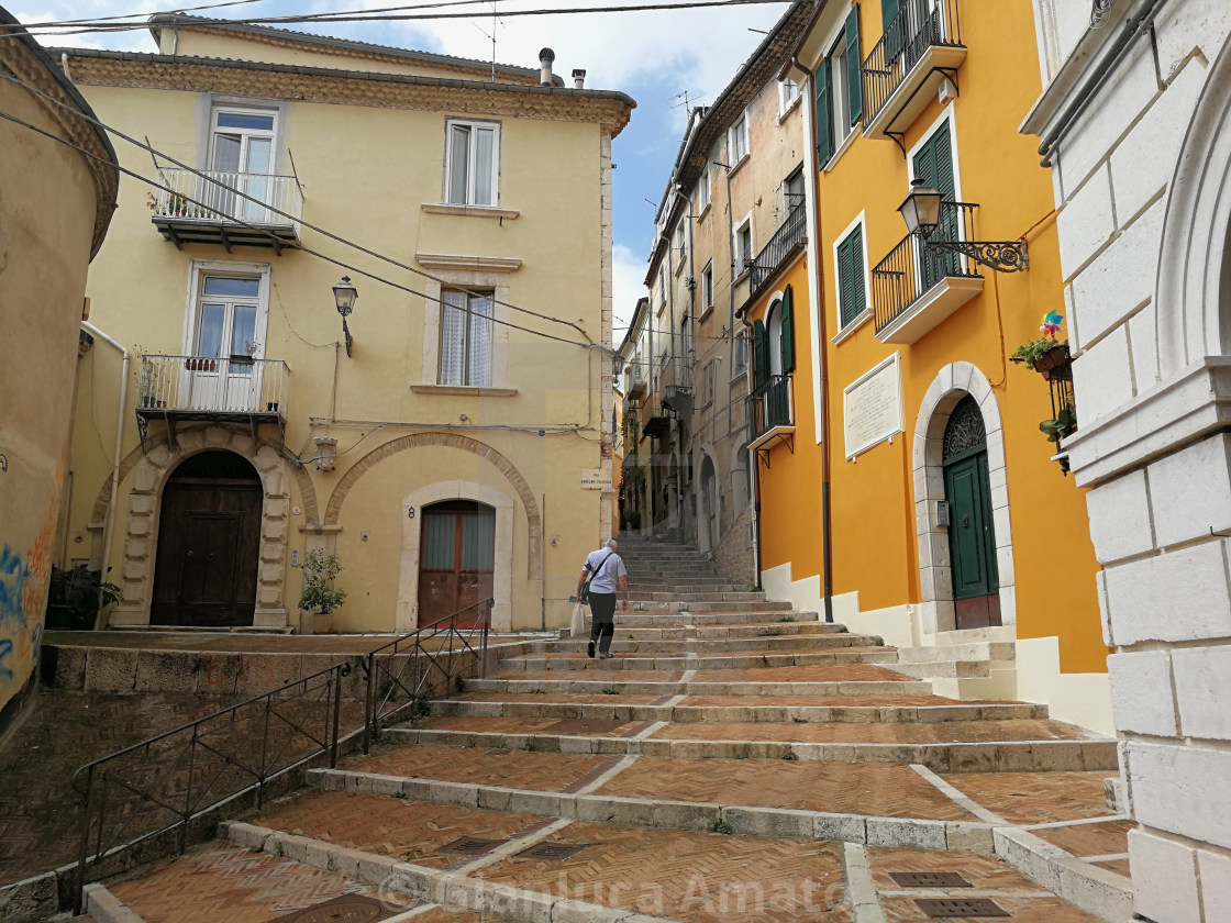 "Campobasso – Via Anselmo Chiarizia" stock image