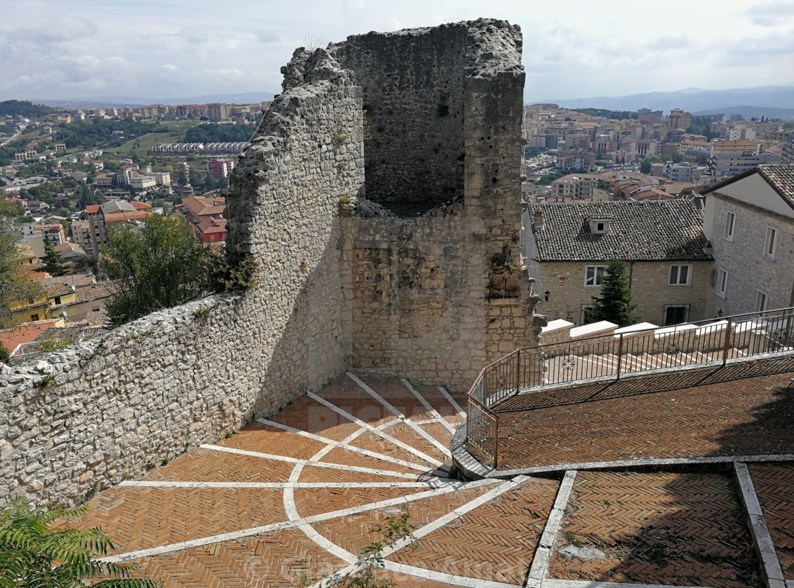 "Campobasso – Torre Terzano da Salita Santa Maria Maggiore" stock image