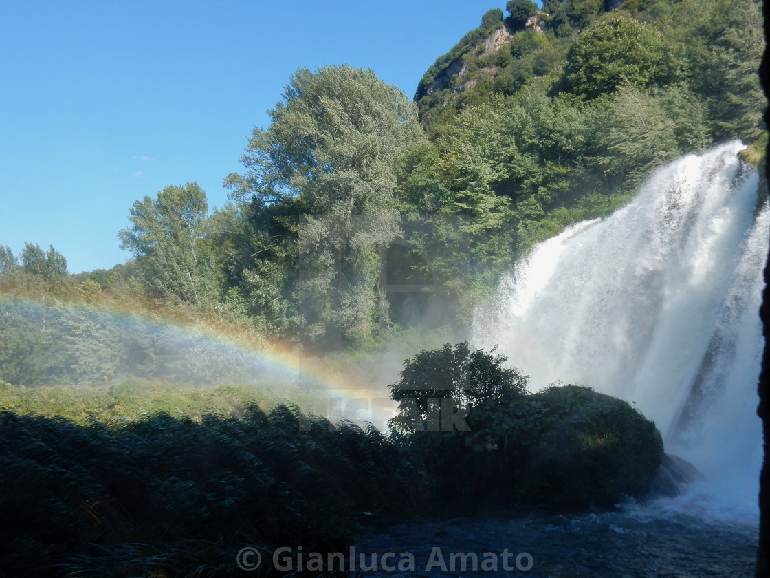 "Arcobaleno alla Cascata delle Marmore" stock image