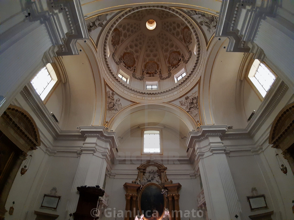 "Castel Gandolfo – Interno di San Tommaso da Villanova" stock image