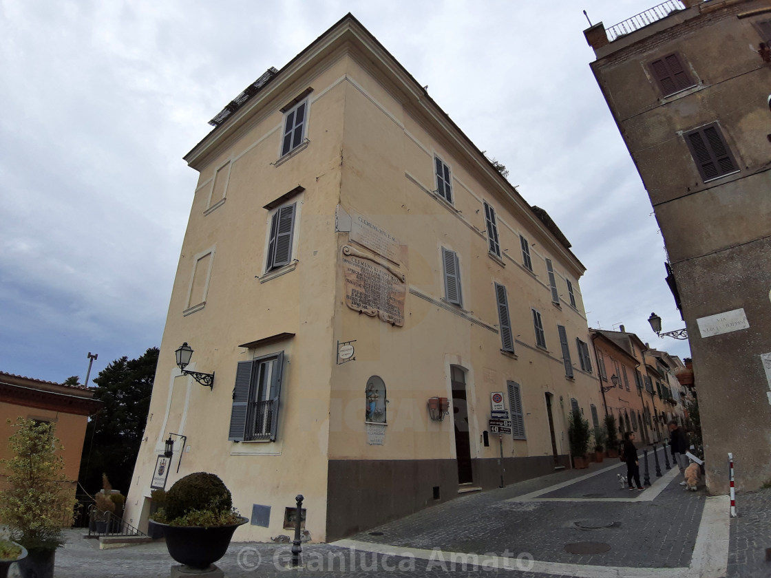 "Castel Gandolfo – Palazzo da Piazza Cavallotti" stock image