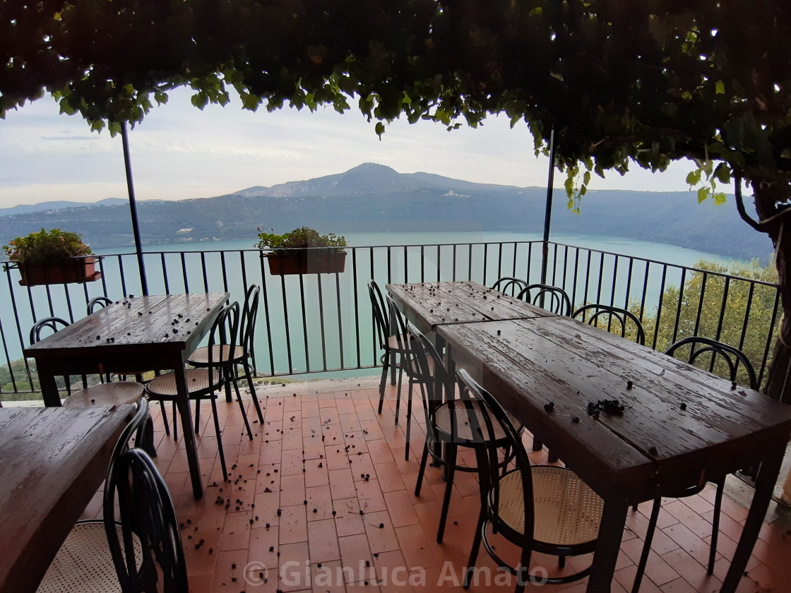 "Castel Gandolfo – Ristorante vista lago" stock image