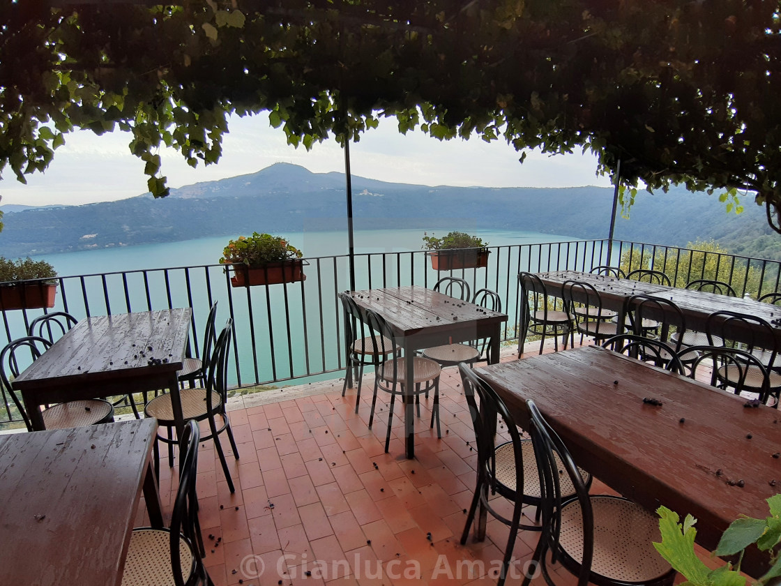 "Castel Gandolfo – Terrazza panoramica sul lago" stock image