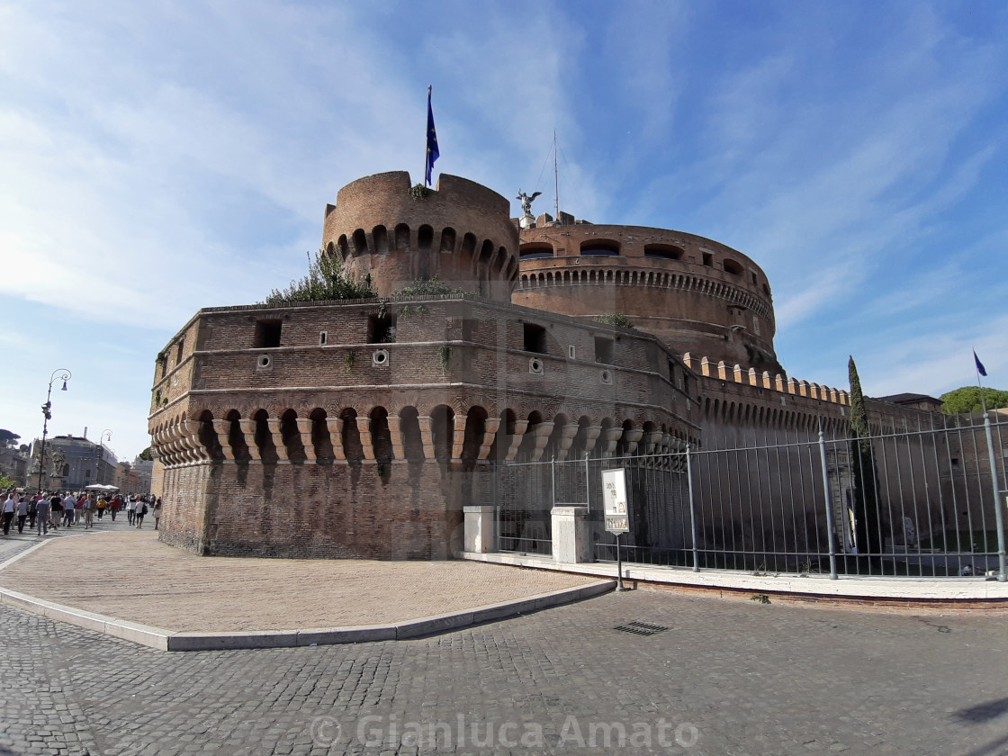 "Roma - Bastione San Giovanni di Castel Sant'Angelo" stock image