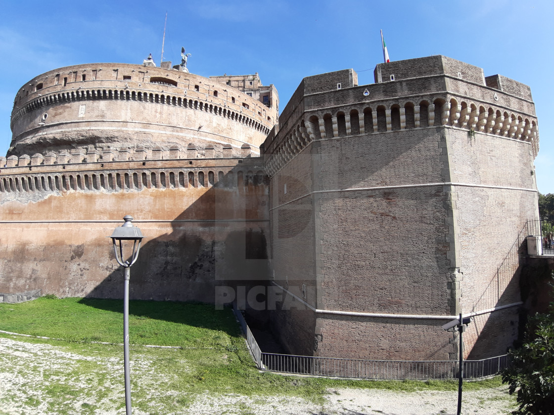 "Roma - Bastione di San Matteo di Castel Sant'Angelo" stock image